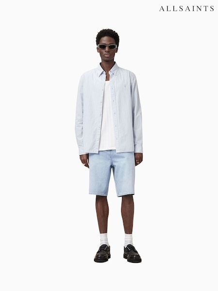 AllSaints Blue Alva Shorts (F87694) | £89