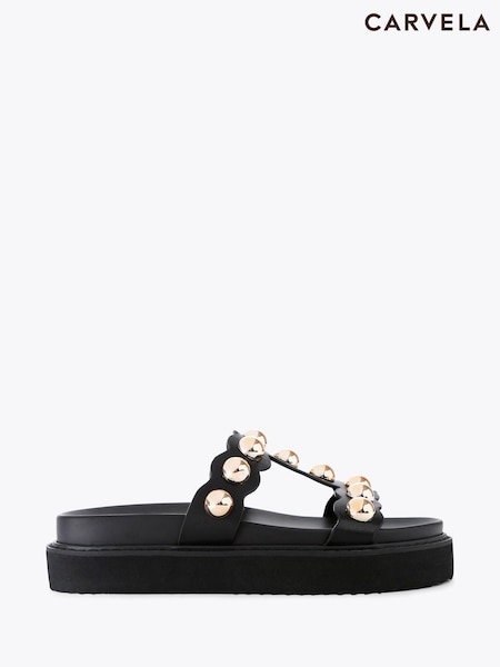 Carvela Gianna Black Sandals (F87794) | £139