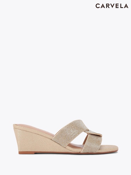 Carvela Ornella Mules Wedges Sandals (F87848) | £99