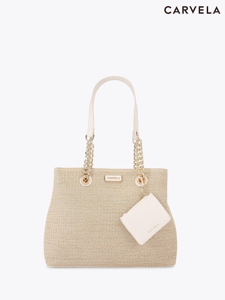 Carvela Cream Cammie 3 Bag (F87904) | £119