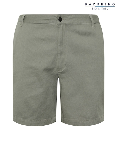 BadRhino Big & Tall Green Stretch Chino Shorts (F87961) | £29