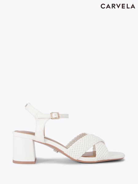 Carvela Comfort Krypton Weave Block Sandals (F88207) | £139