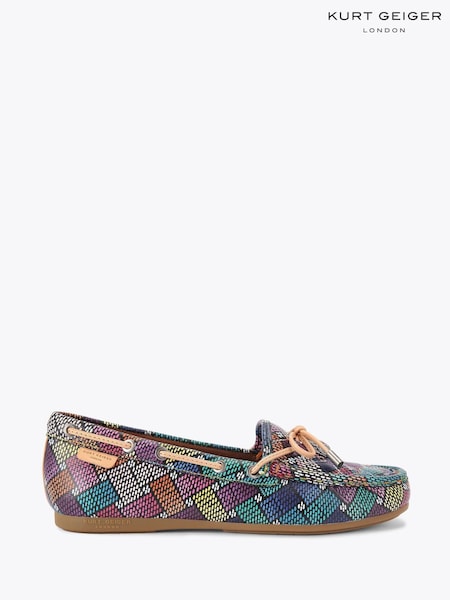 Kurt Geiger London Eagle Moccasin Leather Pumps (F88294) | £149