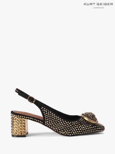 Kurt Geiger London Chelsea Block Slingback Heels (F88314) | £179