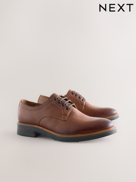 Tan Brown Heritage Derby Shoes (F88408) | £65