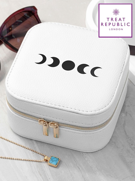 Treat Republic Customisable Icon Travel Jewellery Case Lunar Phase (F88803) | £25