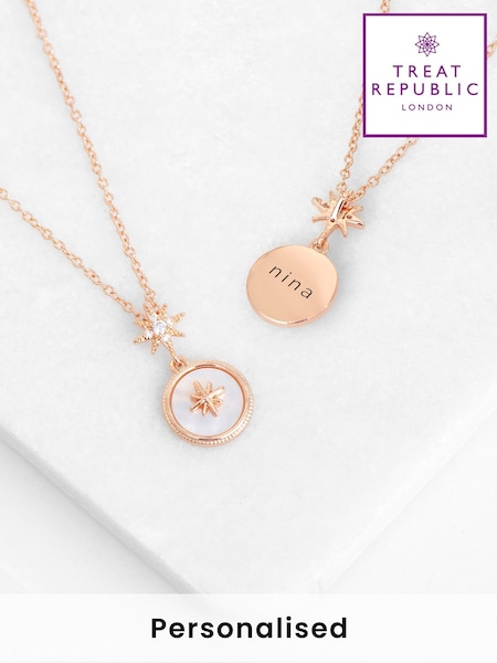 Treat Republic Personalised North Star Necklace (F88813) | £25