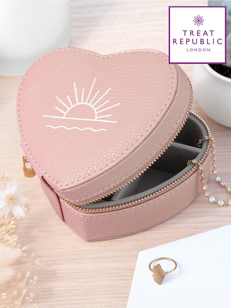 Treat Republic Customisable Icon Heart Jewellery Case (F88816) | £25