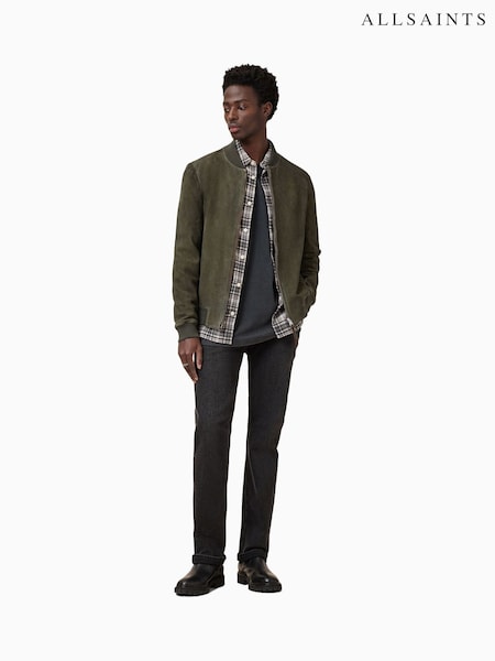 AllSaints Green Buckley Bomber Jacket (F88948) | £399