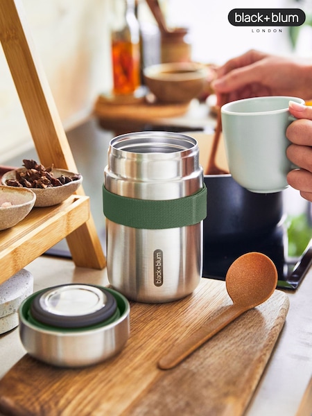 Black & Blum Olive Insulated Food Flask (F89281) | £32