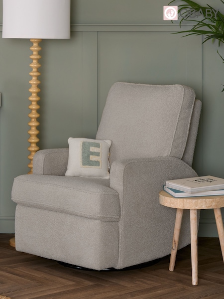 Obaby Teddy Truffle Madison Swivel Glider Recliner Nursing Chair (F89440) | £490