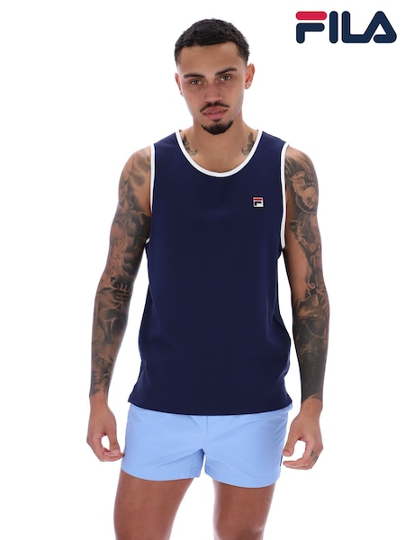 Fila Blue Robin Ringer Vest (F89558) | £20