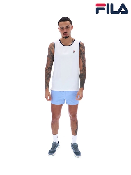 Fila White Robin Ringer Vest (F89564) | £20