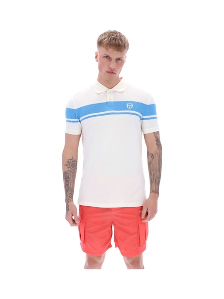 Sergio Tacchini Cream Young Line 100% Cotton Polo Shirt (F89579) | £45