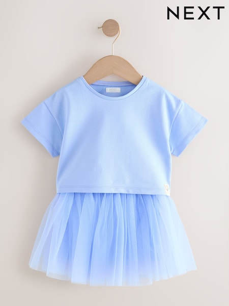 Blue T-Shirt and Skirt Set (3mths-7yrs) (F89755) | £12 - £16