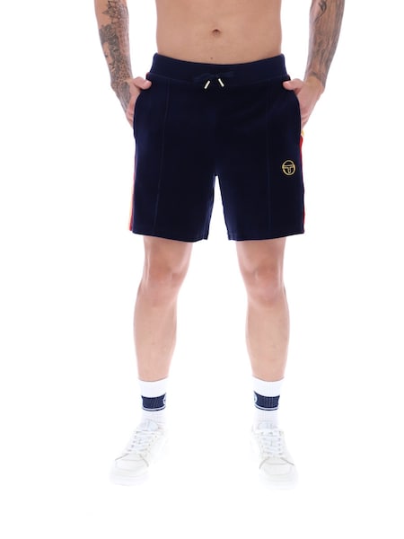 Sergio Tacchini Blue Slice Short Velour Shorts (F89781) | £55