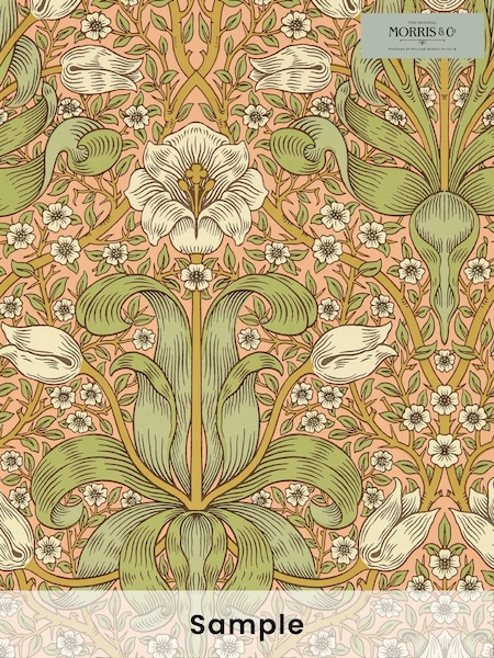 Morris & Co Fruit Punch Spring Thicket Bedford Park A4 Wallpaper Sample (F89835) | £1