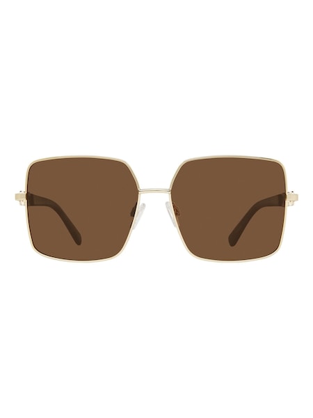Prive Revaux Brown Viva La Vida Square Sunglasses (F89877) | £49