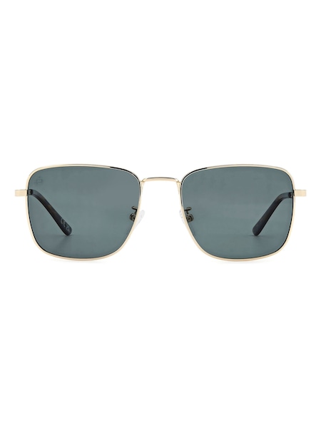 Prive Revaux Green High Tide Square Sunglasses (F89878) | £49