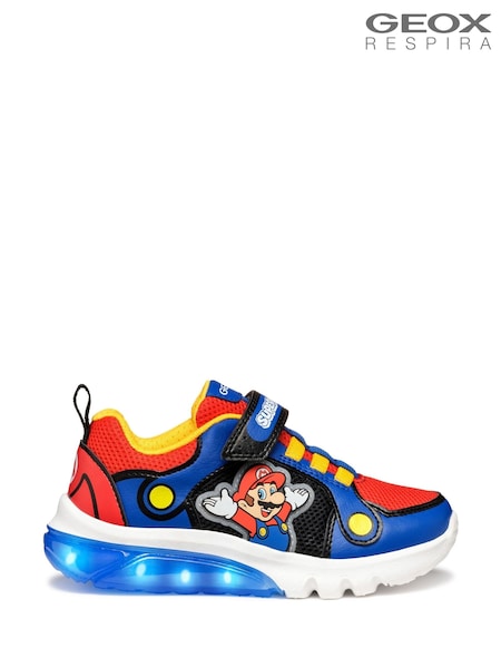 Geox Boys Blue J Ciberdron Sneakers (F90062) | £60