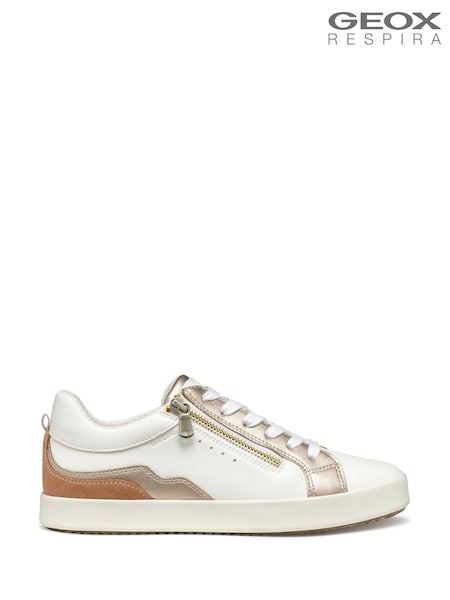 Geox D Blomiee White Sneakers (F90074) | £100