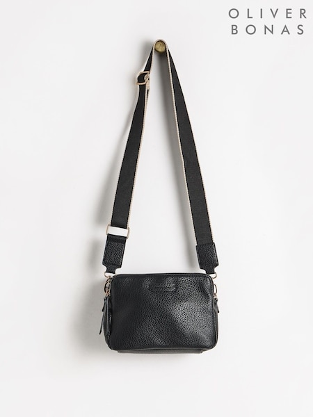 Oliver Bonas Black Isla Cross-Body Bag (F90135) | £52