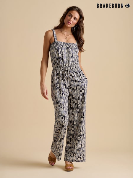 Brakeburn Blue Arrows 100% Cotton Jumpsuit (F90169) | £65
