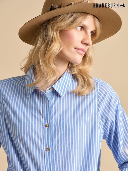 Brakeburn Blue Saltwater Shirt (F90299) | £50