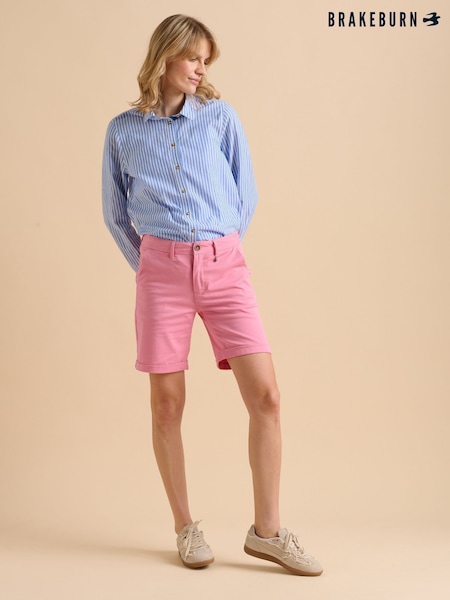 Brakeburn Pink Chino Shorts (F90322) | £45