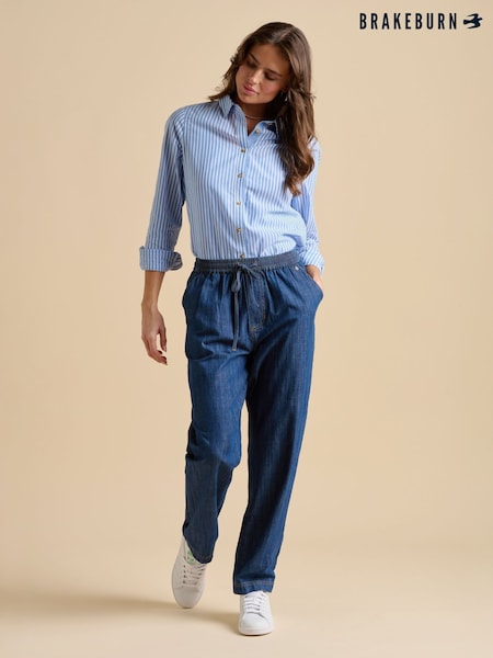 Brakeburn Blue Denim Beach Trousers (F90336) | £60