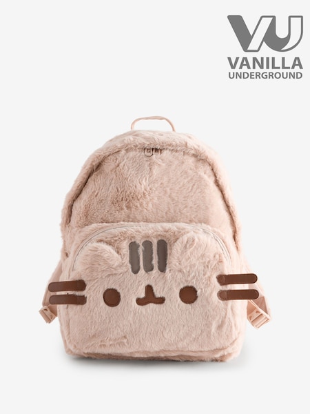 Vanilla Underground Cream Pusheen Furry Backpack (F90491) | £24