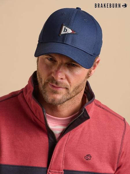 Brakeburn Navy Mountain Trucker Cap (F90551) | £25