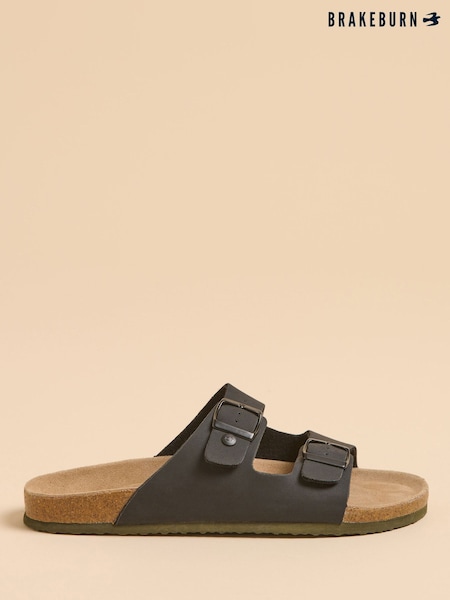 Brakeburn Black Sandals (F90555) | £35