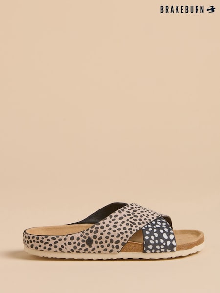 Brakeburn Blue Spotty Sandals (F90561) | £35