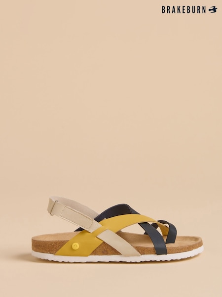Brakeburn Brown Seaward Multi Strap Sandals (F90566) | £35