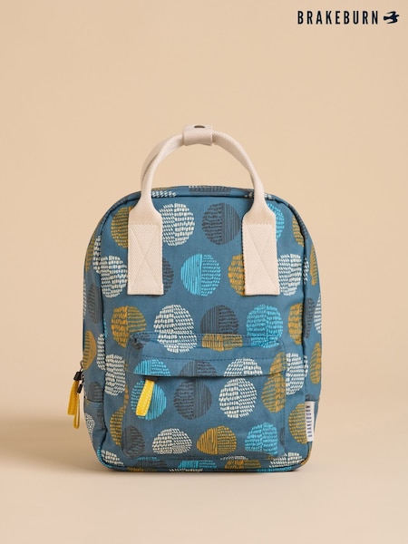 Brakeburn Blue Lunar 100% Cotton Backpack (F90580) | £45