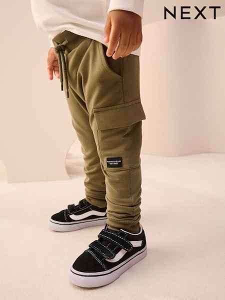 Khaki Green Skinny Utility Joggers (3mths-7yrs) (F90666) | £8 - £10