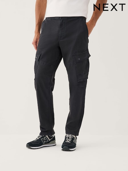 Black Stretch Utility Cargo Trousers (F90672) | £38
