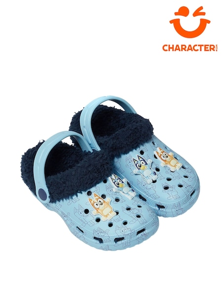 Character Blue Bluey And Bingo Fleece Lined Clogs (F90692) | £17