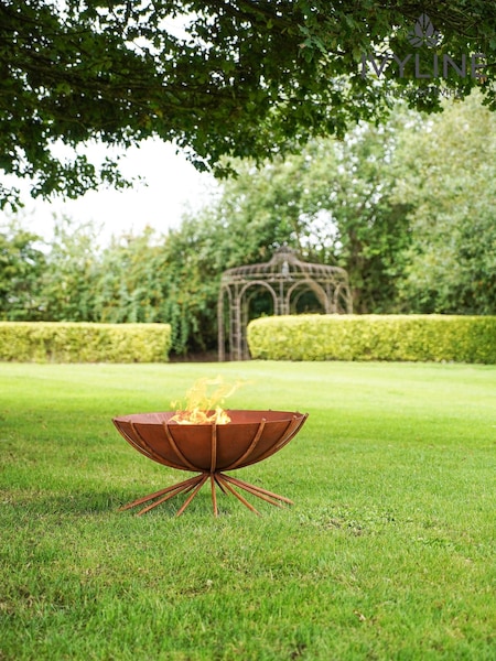 Ivyline Rust Garden Metal Dakota Fire Pit (F90854) | £300