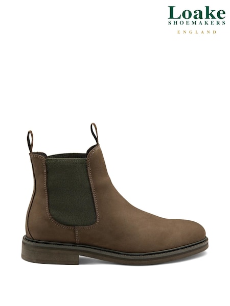 Loake Waterproof Chelsea Brown Boots (F90916) | £235