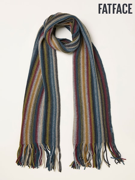 FatFace Multi Vertical Stripe Scarf (F90946) | £29.50