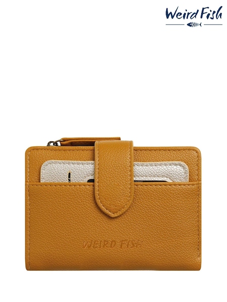 Weird Fish Yellow Tabytha Plain Coin Purse (F90960) | £25