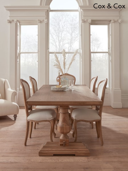 Cox & Cox Natural Aiana Dining Table (F91170) | £2,595