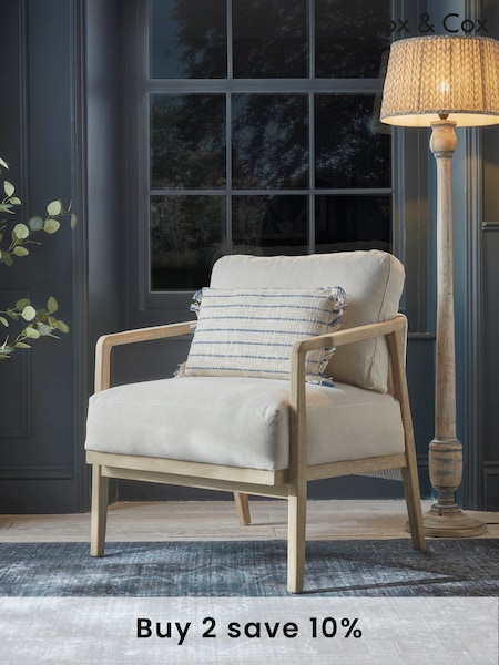 Cox & Cox Natural Woven Rope Occasional Chair (F91176) | £950