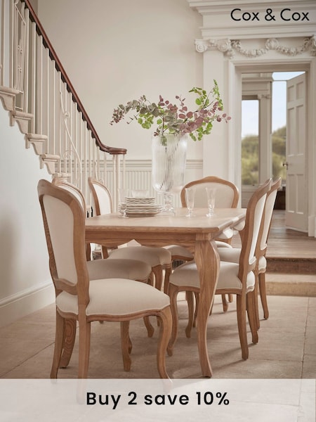 Cox & Cox Natural Soline Dining Table (F91188) | £2,125