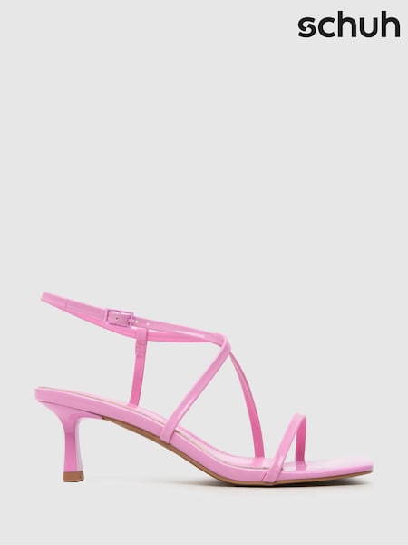 Schuh Pink Serenity Kitten Heel Sandals (F91210) | £32