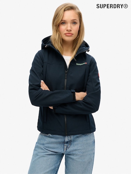 Superdry Blue Hooded Classic Trekker Jacket (F91543) | £80