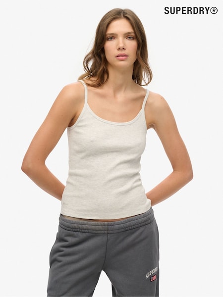 Superdry Grey Athletic Essentials Scoop Neck Vest (F91554) | £17