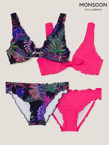 Monsoon Pink Frill Bikinis Sets 2 Pack (F91840) | £40 - £44